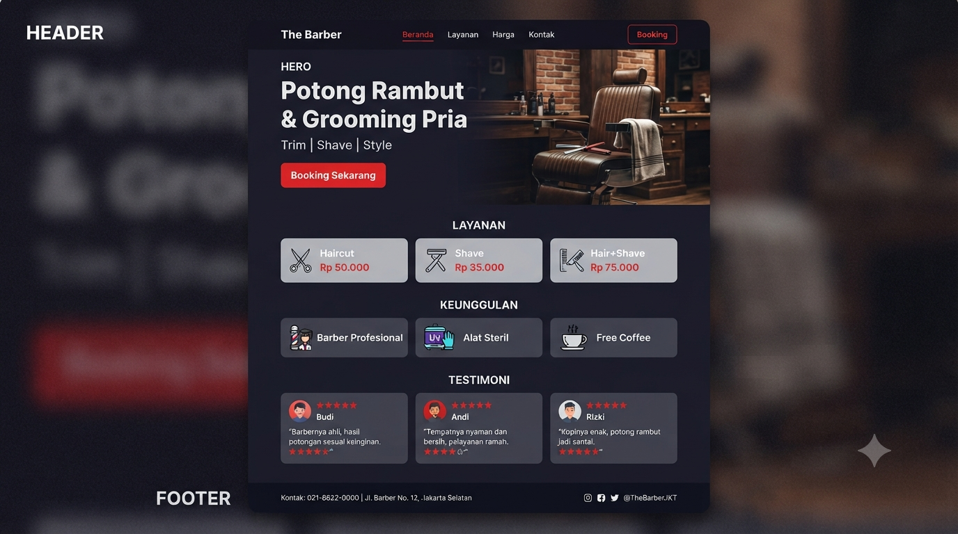 Website Barbershop