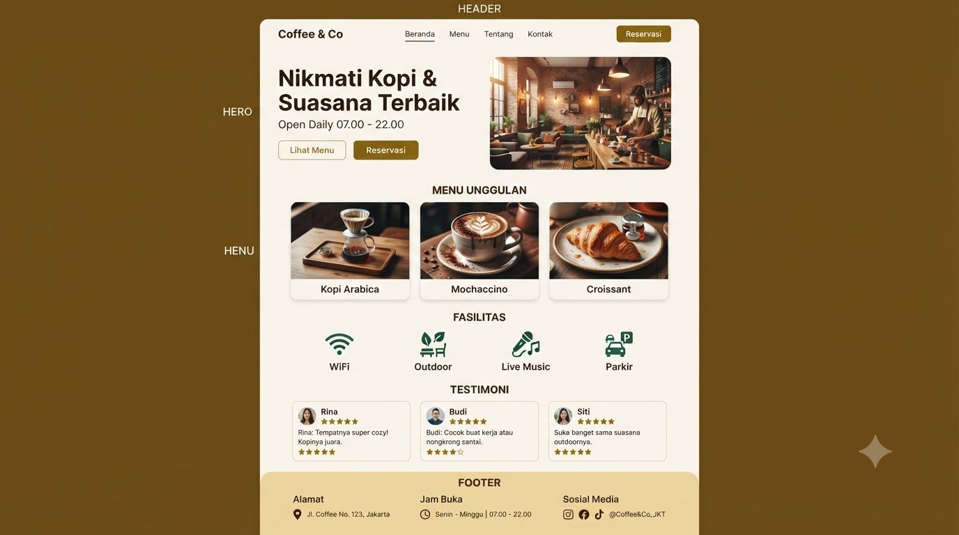 Website Cafe